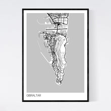 Load image into Gallery viewer, Gibraltar Region Map Print