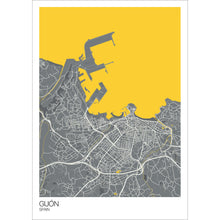 Load image into Gallery viewer, Map of Gijón, Spain