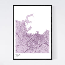 Load image into Gallery viewer, Gijón City Map Print