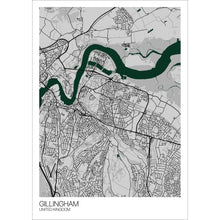 Load image into Gallery viewer, Map of Gillingham, United Kingdom