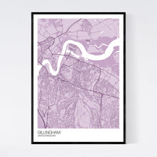 Load image into Gallery viewer, Gillingham City Map Print
