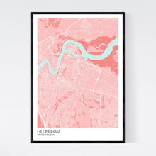 Load image into Gallery viewer, Gillingham City Map Print
