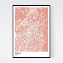 Load image into Gallery viewer, Girona Town Map Print