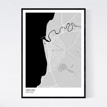 Load image into Gallery viewer, Girvan Town Map Print