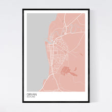 Load image into Gallery viewer, Girvan Town Map Print