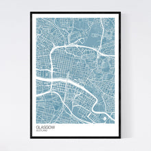 Load image into Gallery viewer, Glasgow City Centre City Map Print