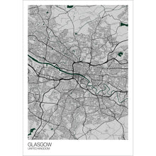 Load image into Gallery viewer, Map of Glasgow, United Kingdom