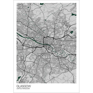 Map of Glasgow, United Kingdom