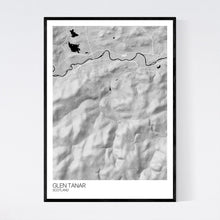 Load image into Gallery viewer, Glen Tanar Region Map Print