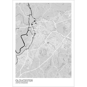 Map of Gloucester, United Kingdom