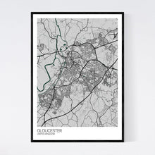 Load image into Gallery viewer, Gloucester City Map Print