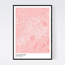 Load image into Gallery viewer, Gloucester City Map Print