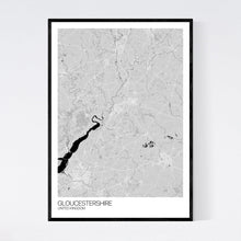 Load image into Gallery viewer, Gloucestershire Region Map Print