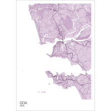 Load image into Gallery viewer, Map of Goa, India