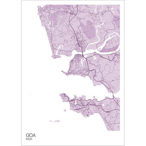 Map of Goa, India