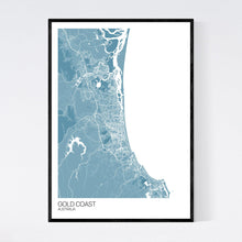 Load image into Gallery viewer, Gold Coast City Map Print