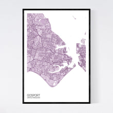 Load image into Gallery viewer, Gosport City Map Print