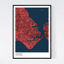 Load image into Gallery viewer, Gosport City Map Print