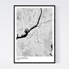 Load image into Gallery viewer, Gothenburg City Map Print