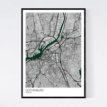 Load image into Gallery viewer, Gothenburg City Map Print