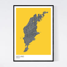 Load image into Gallery viewer, Map of Gotland, Sweden