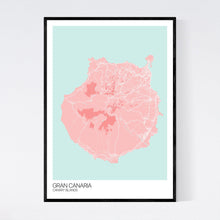 Load image into Gallery viewer, Gran Canaria Island Map Print