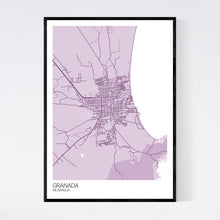 Load image into Gallery viewer, Granada City Map Print