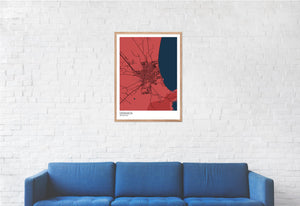 Map of Granada, Nicaragua