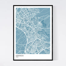 Load image into Gallery viewer, Granada City Map Print