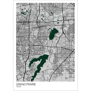 Map of Grand Prairie, Texas