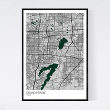 Load image into Gallery viewer, Map of Grand Prairie, Texas