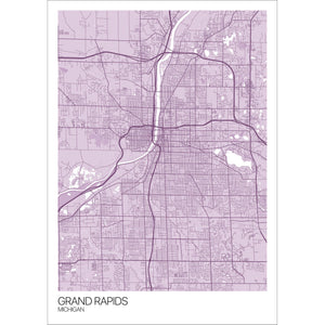 Map of Grand Rapids, Michigan