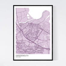 Load image into Gallery viewer, Grangemouth Town Map Print