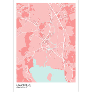 Map of Grasmere, Lake District