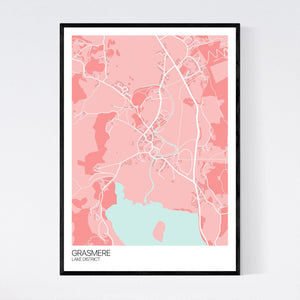 Map of Grasmere, Lake District