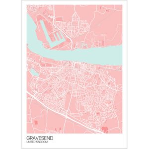 Map of Gravesend, United Kingdom