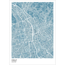 Load image into Gallery viewer, Map of Graz, Austria