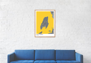 Map of Great Cumbrae, Scotland