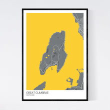 Load image into Gallery viewer, Map of Great Cumbrae, Scotland