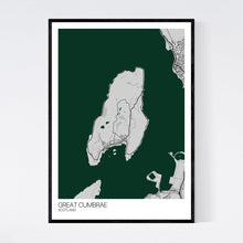 Load image into Gallery viewer, Great Cumbrae Island Map Print