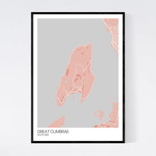 Load image into Gallery viewer, Great Cumbrae Island Map Print