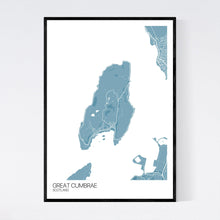 Load image into Gallery viewer, Great Cumbrae Island Map Print