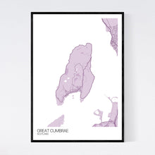 Load image into Gallery viewer, Great Cumbrae Island Map Print