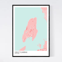 Load image into Gallery viewer, Great Cumbrae Island Map Print