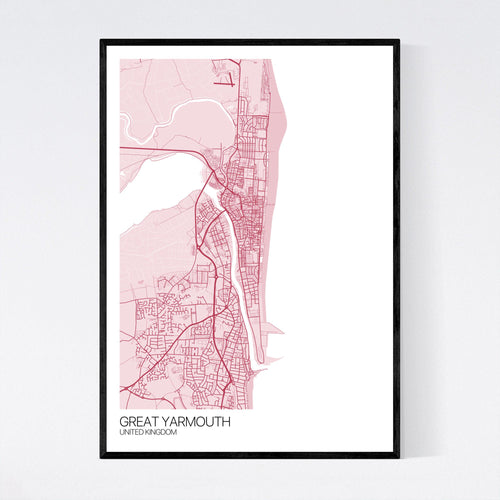 Map of Great Yarmouth, United Kingdom