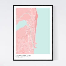 Load image into Gallery viewer, Great Yarmouth City Map Print