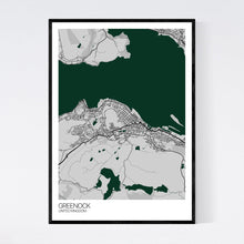 Load image into Gallery viewer, Greenock City Map Print