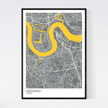 Load image into Gallery viewer, Map of Greenwich, London