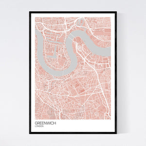 Greenwich Neighbourhood Map Print