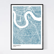 Load image into Gallery viewer, Greenwich Neighbourhood Map Print